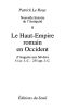 [Nouvelle Histoire de l'antiquité 08] • Le Haut-Empire Romain en Occident. D'Auguste Aux Sévères (31 Av. J.-C.-235 Ap. J.-C.)